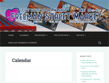 Tablet Screenshot of freemanstreetmarket.co.uk